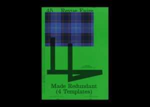 n°45 — Fabrique de la redondance : (4 gabarits de mise en page). Auteur : Stuart Bertolotti-Bailey