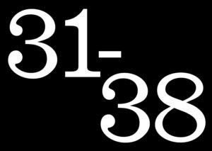Abonnement, numéros 31 à 38